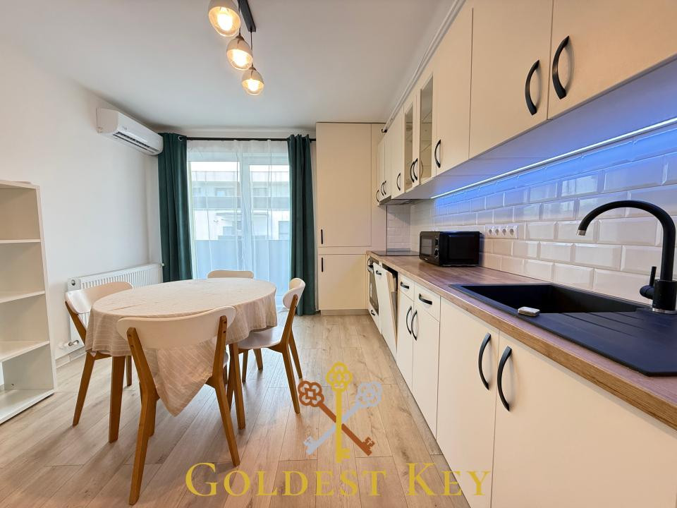 NOU ! Apartament cu 2 camere, balcon și parcare subterană 