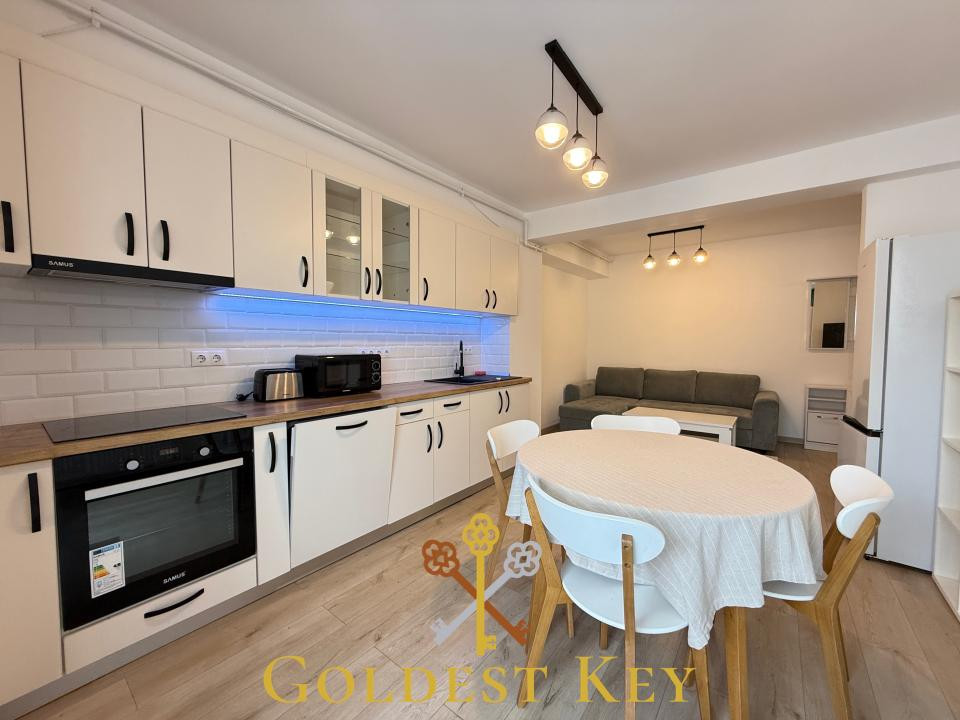 NOU ! Apartament cu 2 camere, balcon și parcare subterană 