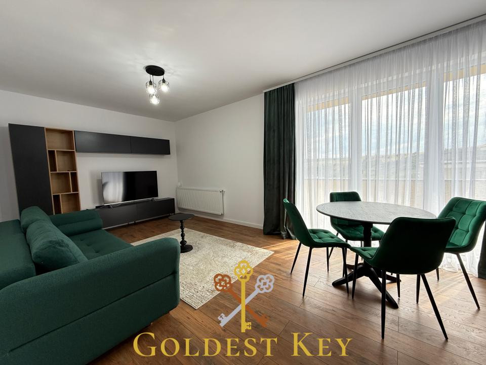 NOU - apartament cu 3 camere, 2 bai, balcon și 2 parcări 