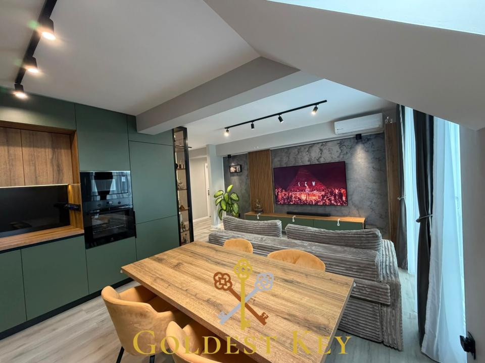 Apartament calitativ cu 3 camere, 2 băi, balcon, 2 garaje