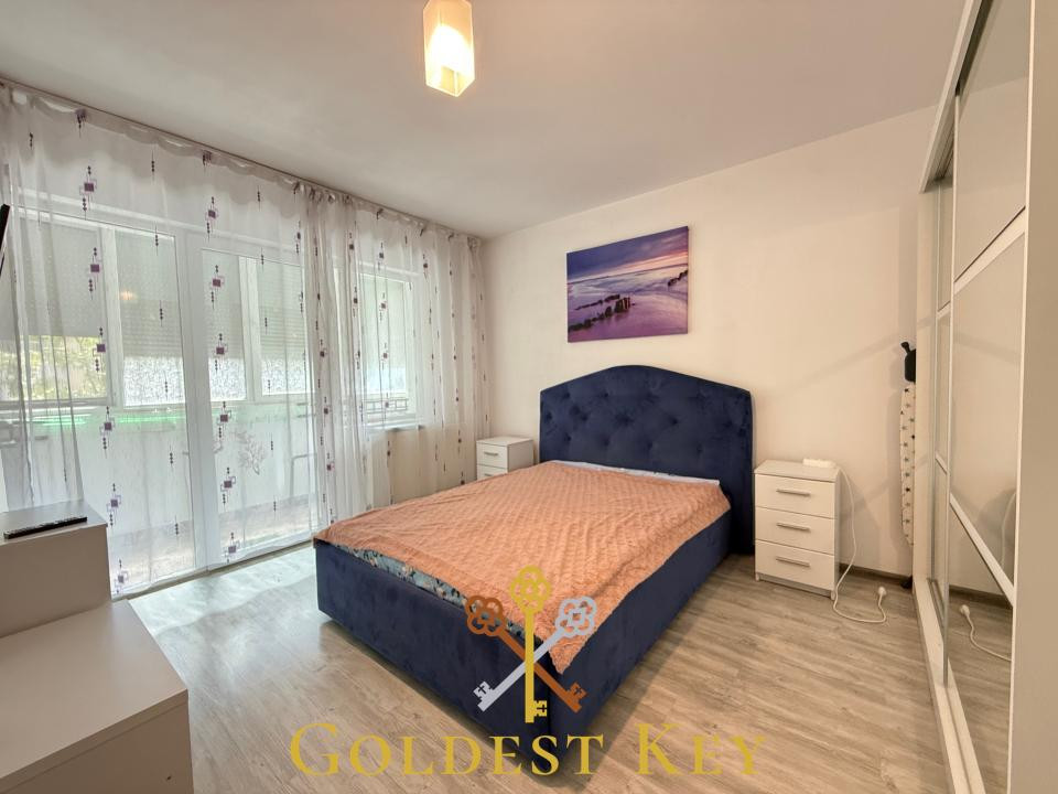 Apartament cu 1 cameră, balcon închis și parcare 