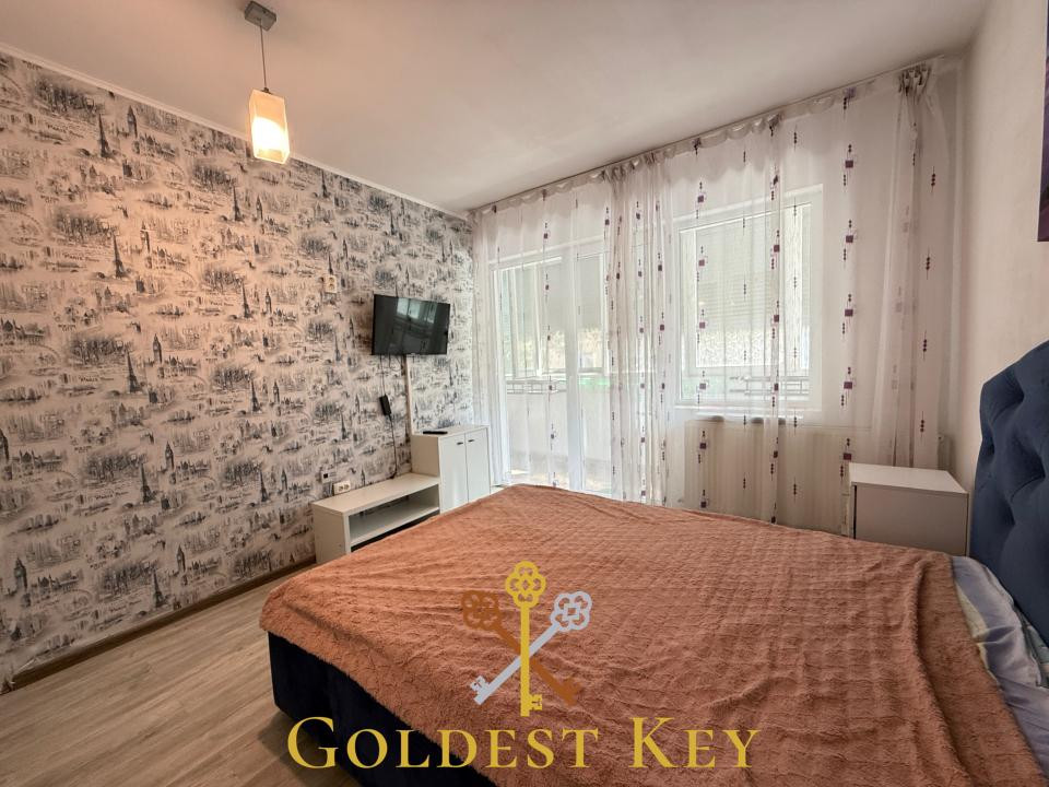 Apartament cu 1 cameră, balcon închis și parcare 