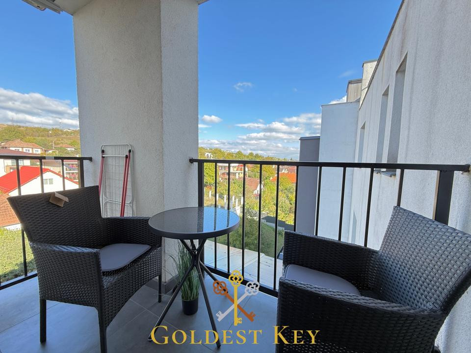 Apartament modern cu 2 camere, balcon și parcare subterană 