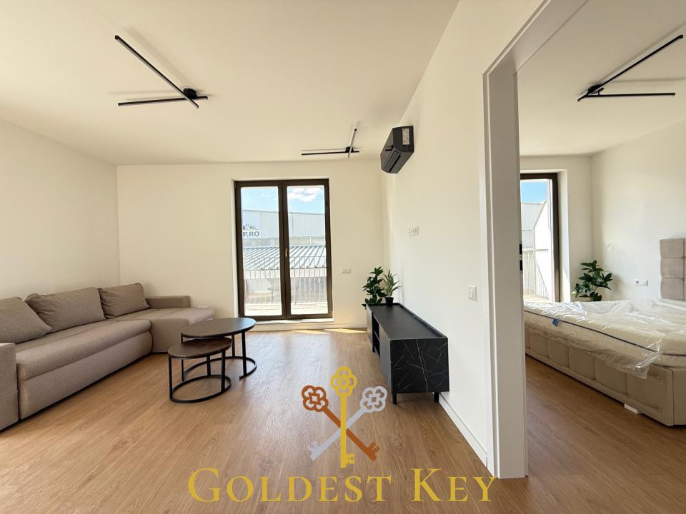 Apartament NOU cu 2 camere, balcon și parcare subterană 