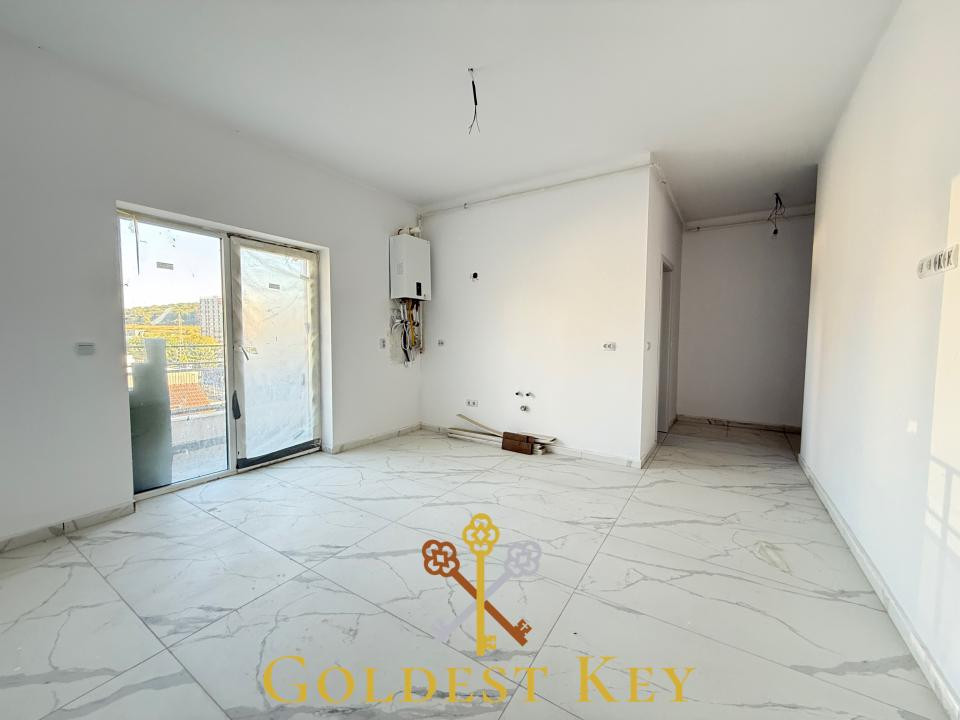 Apartament FINISAT modern cu 2 camere, terasă încălzire în pardoseală 