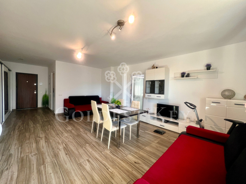 Apartament cu 2 camere, balcon și  parcare subterană 