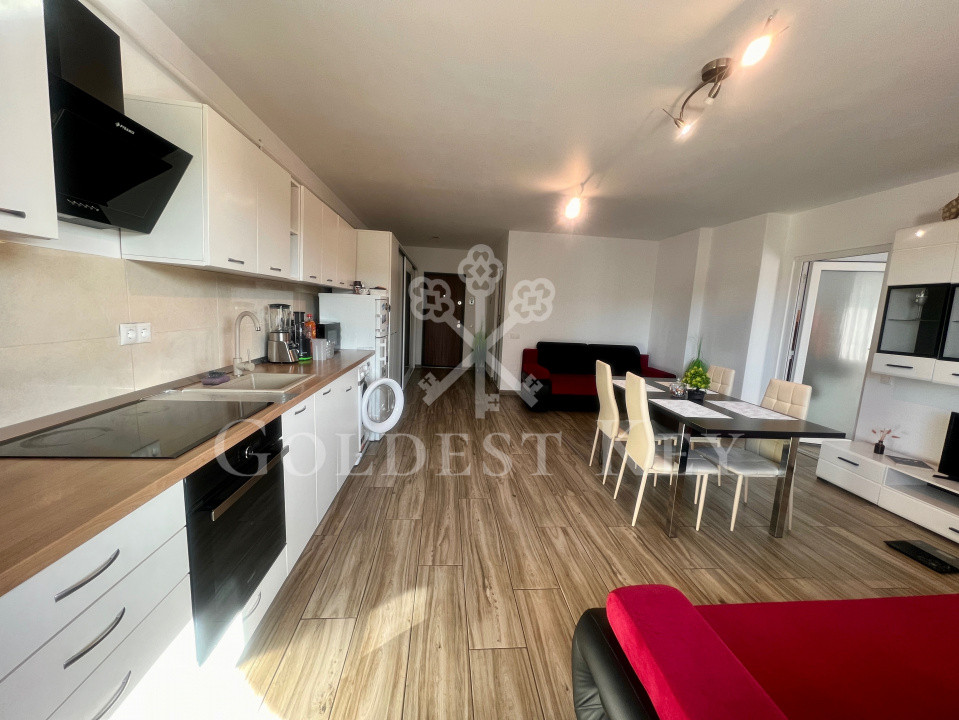 Apartament cu 2 camere, balcon și  parcare subterană 