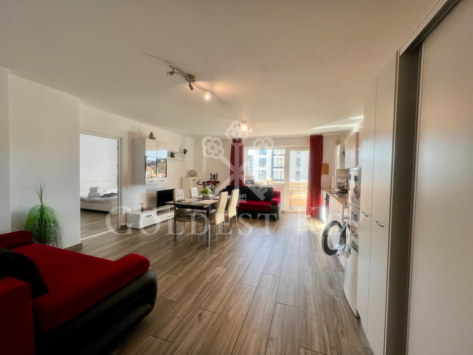 Apartament cu 2 camere, balcon și  parcare subterană 