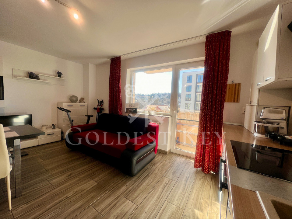 Apartament cu 2 camere, balcon și  parcare subterană 