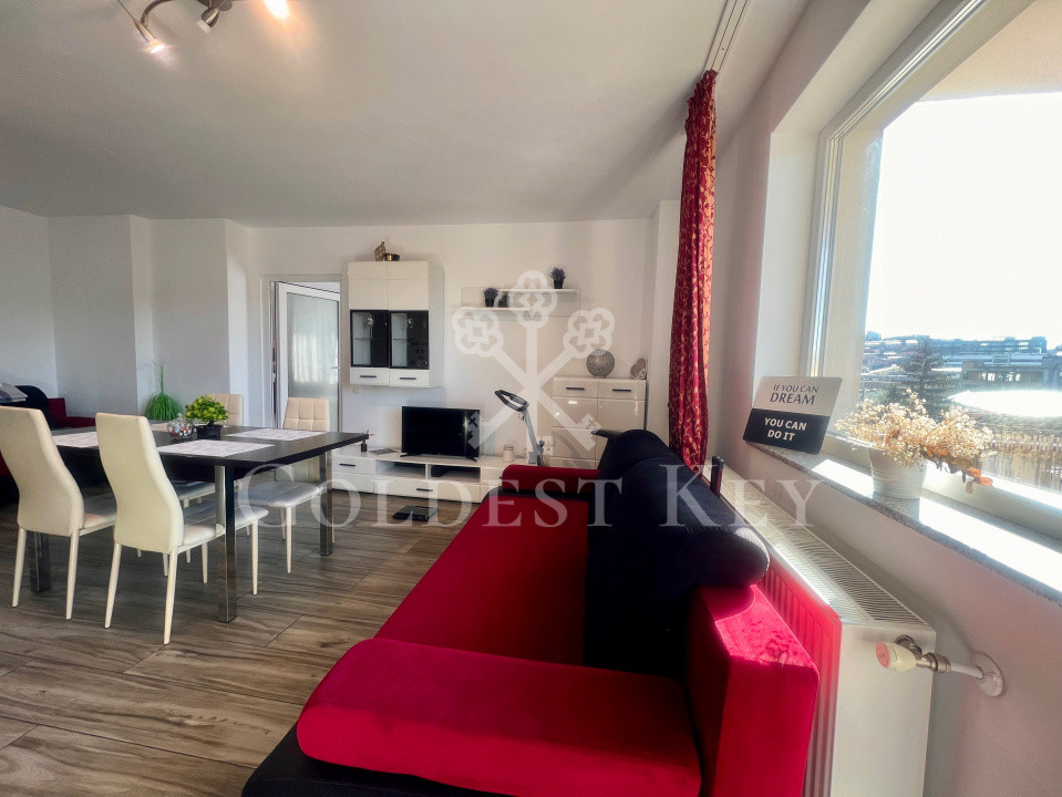 Apartament cu 2 camere, balcon și  parcare subterană 