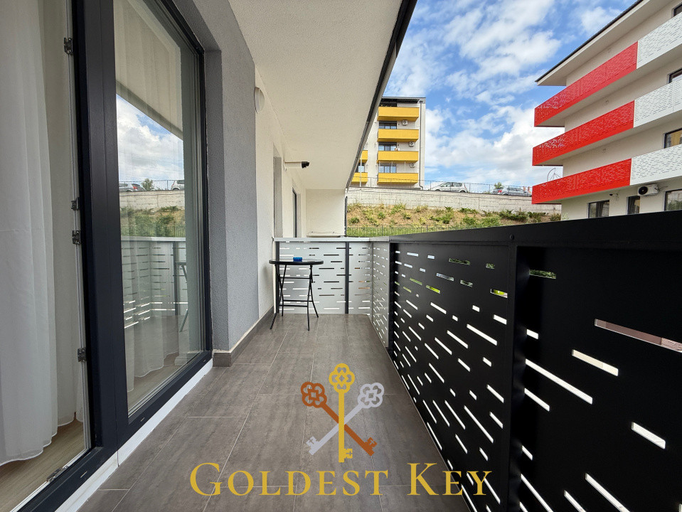 Apartament modern de 51 mp cu 2 camere, balcon și parcare 